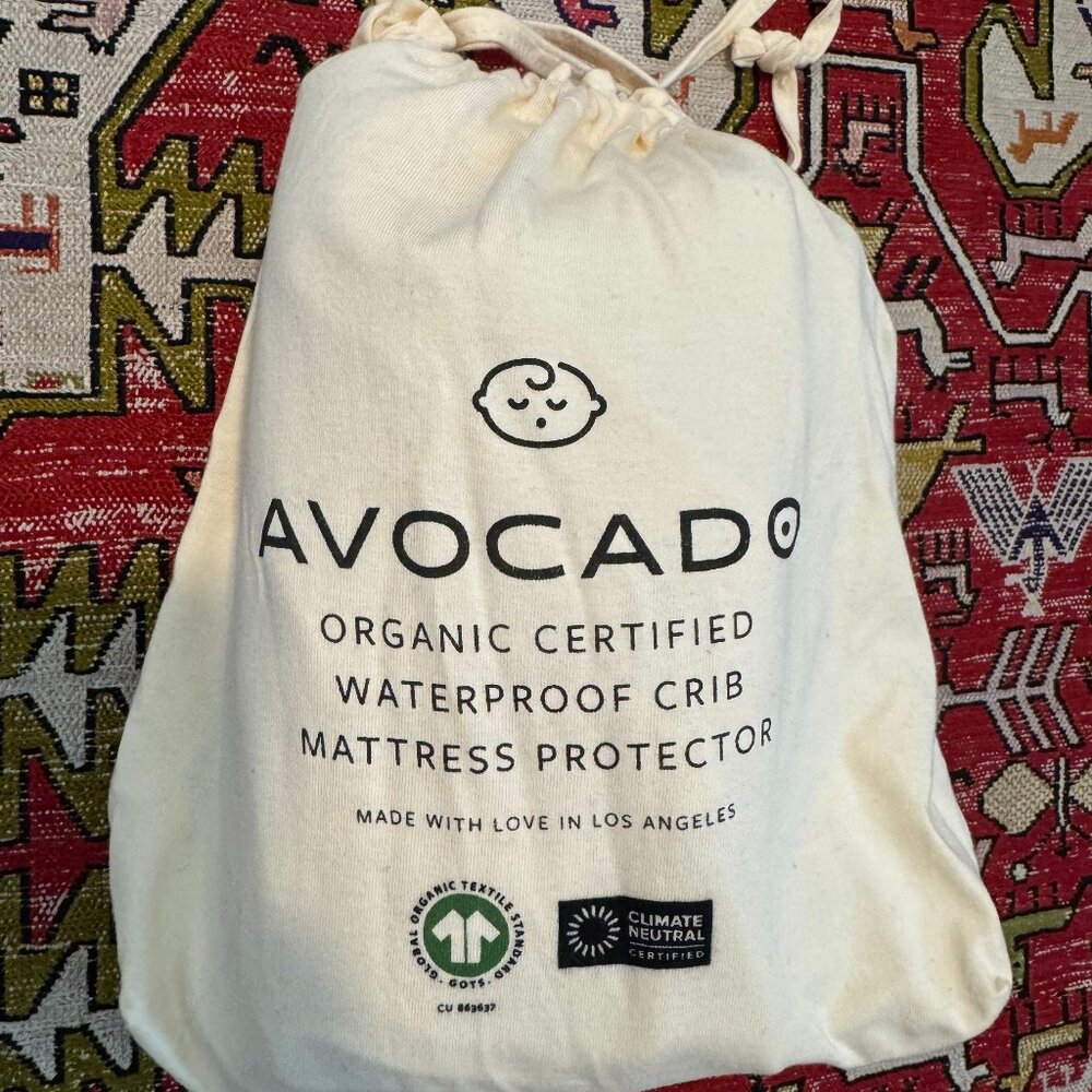 Avocado waterproof crib mattress protector